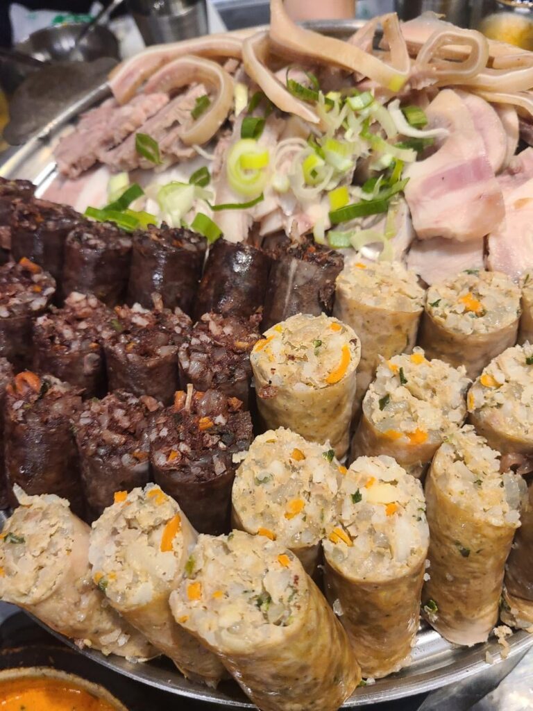 Sundae and Samgyeopsal