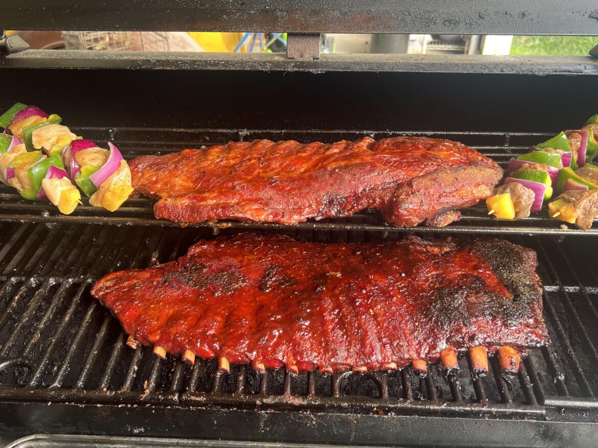 Spare ribs are about done!