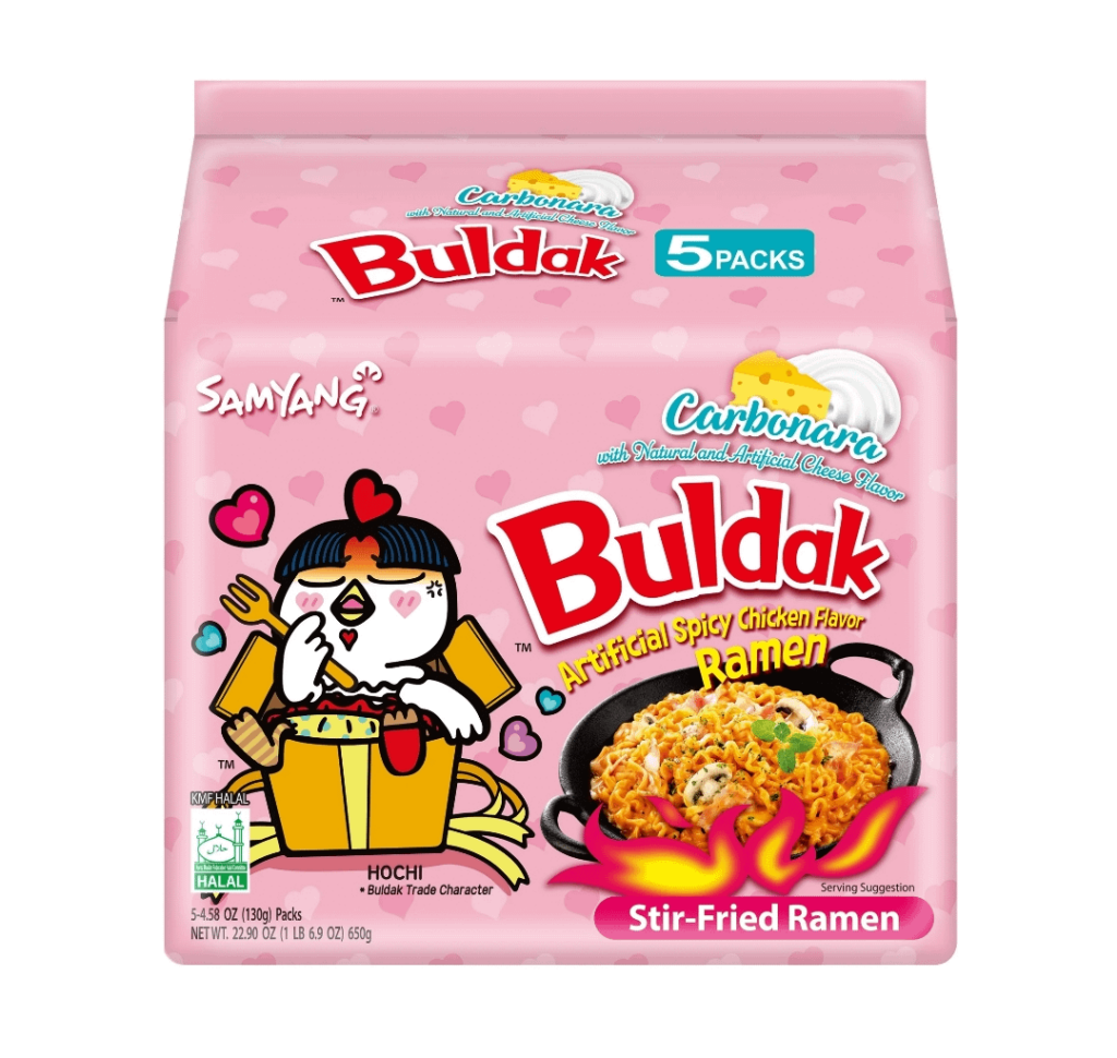 Any one obsessed with Carbonara Buldak Noddles(Ramen)?