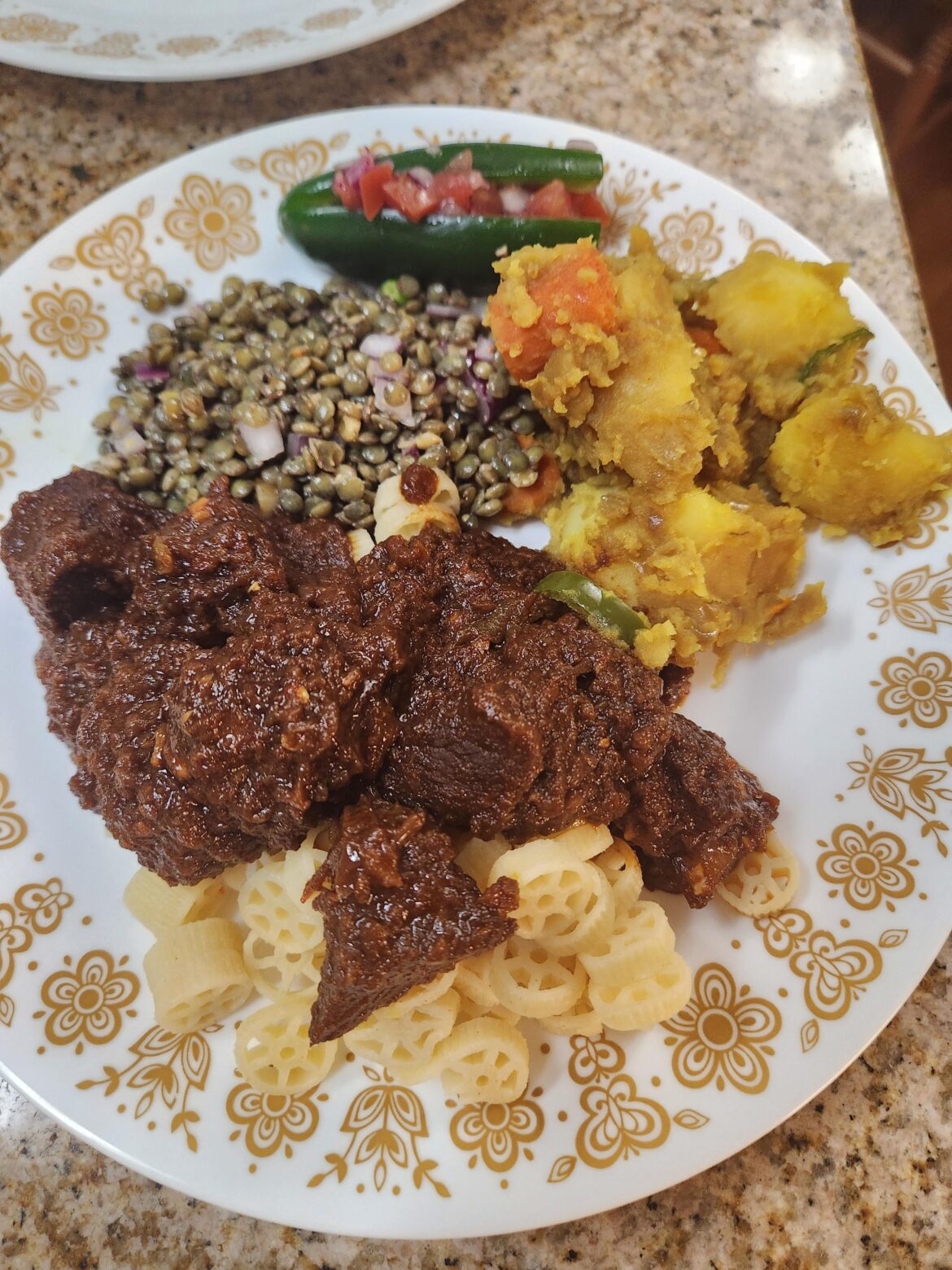 Ethiopian Food is onion food.