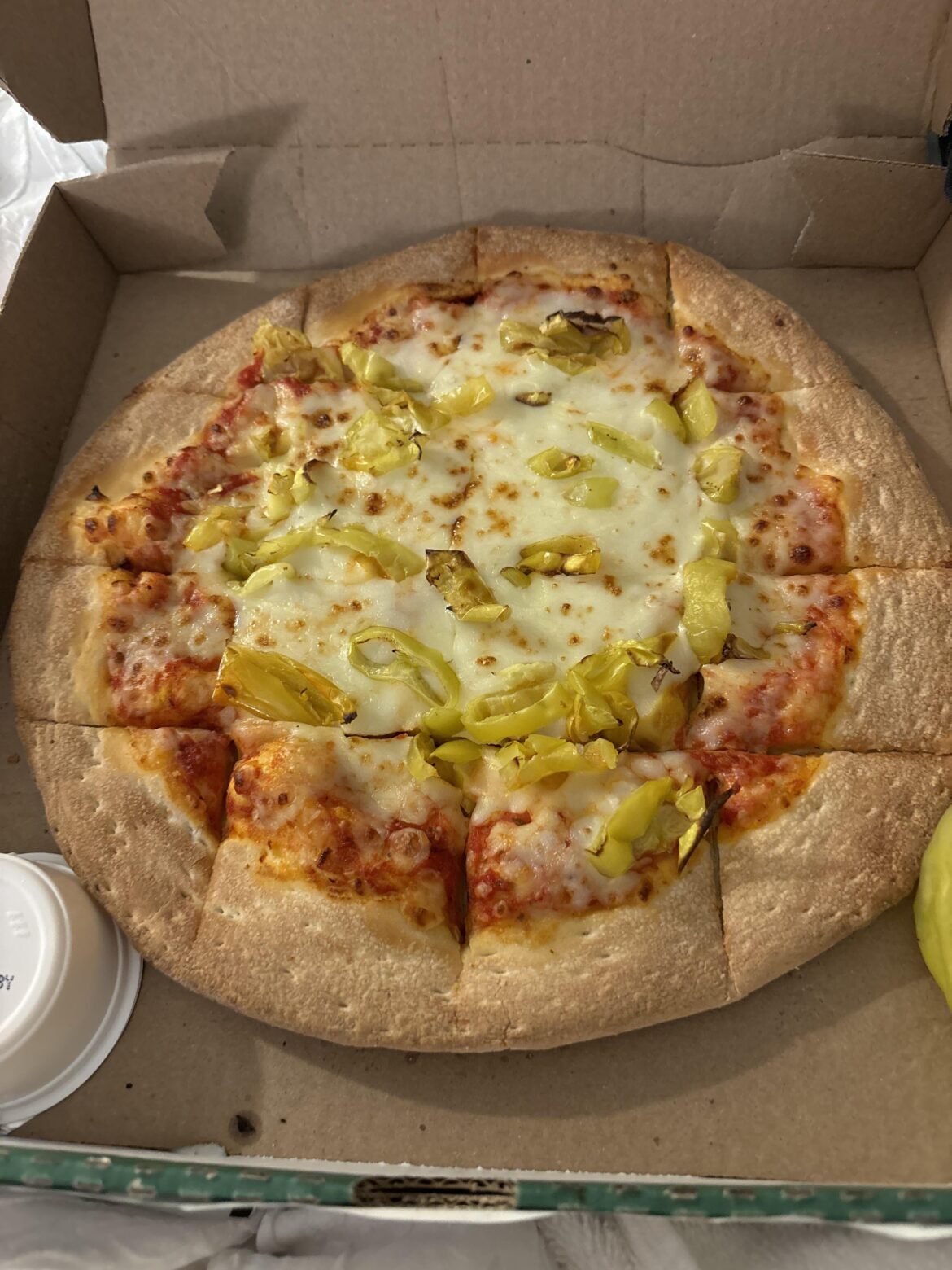 My pizza from papa john’s