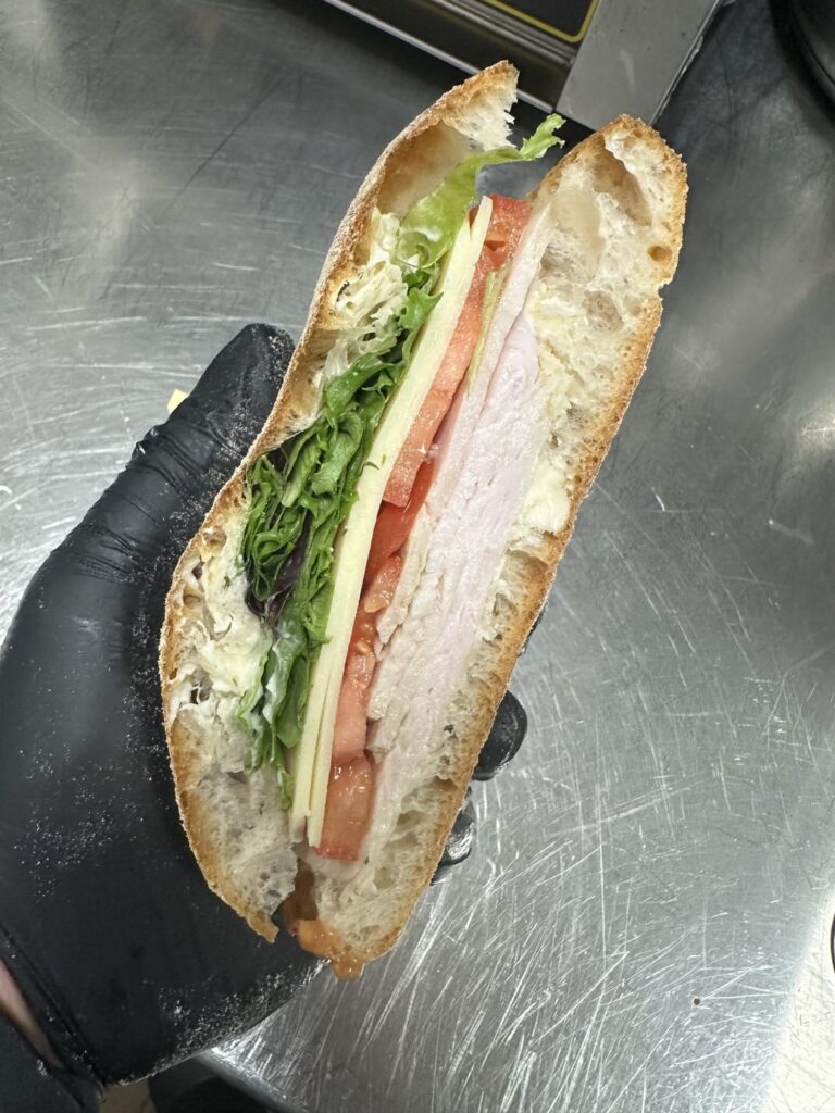 I made some sandwiches.