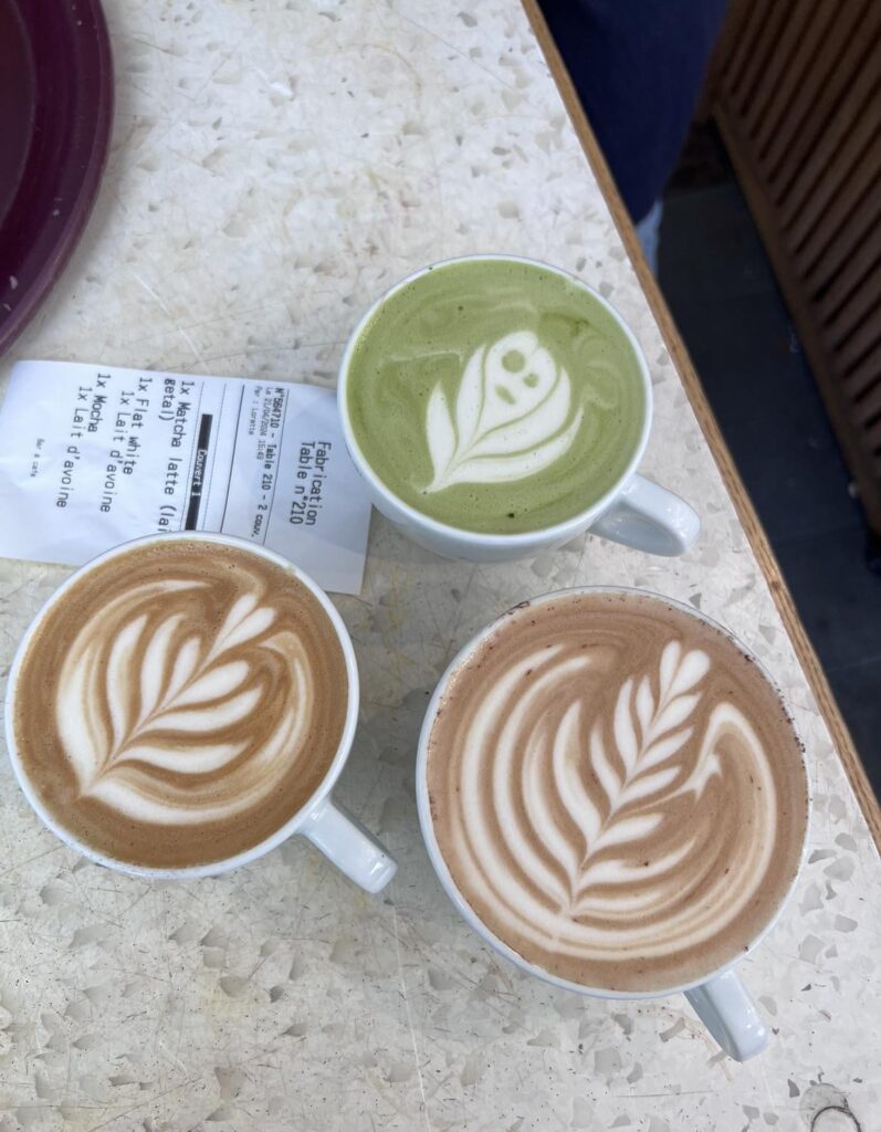 My personal favourite when I mess up a latte art: the milky ghost