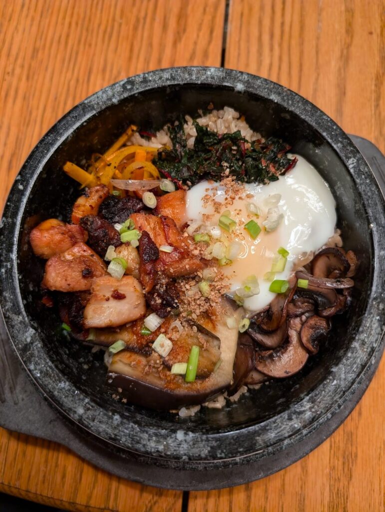 Autumn dolsot bibimbap