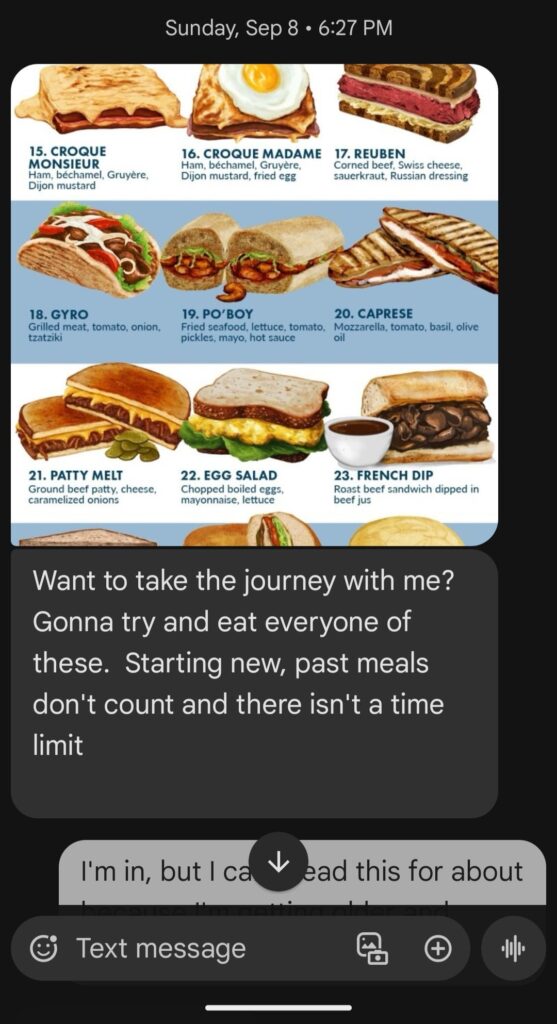 38 days ago my friend laid down a challenge. I delivered.