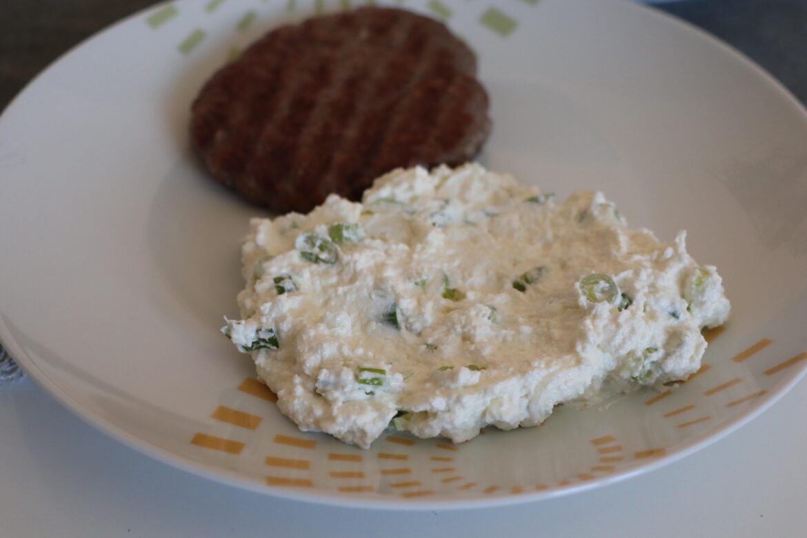 Cottage Cheese and Spring Onion Salad - my favorite BBQ side dish!