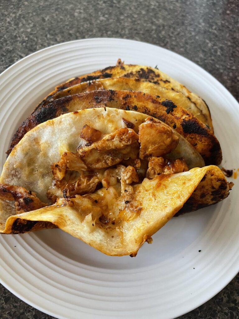 Mexican Style Chicken Tacos de Canasta…This needs CORN tortillas! Review Below ⬇️