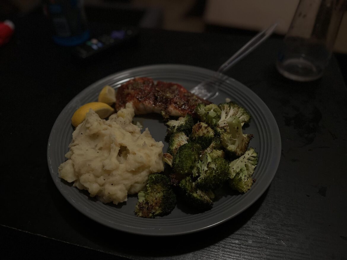 Smokey barramundi with brown butter