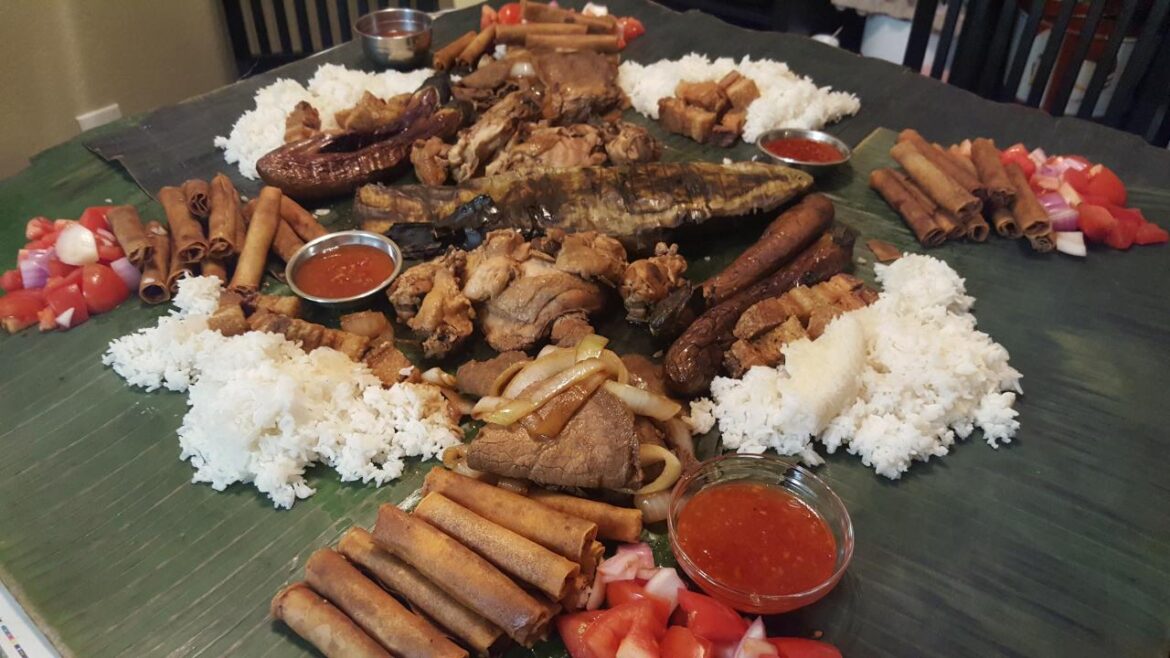 A home made feast for lunch with my family