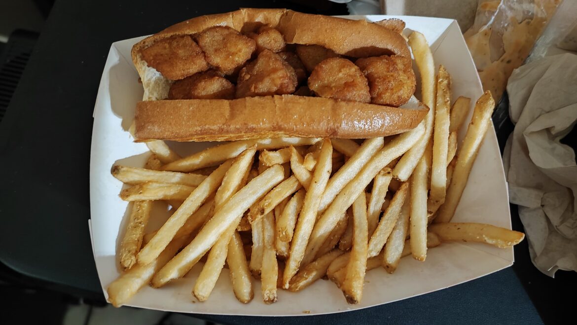 9.99 scallop roll meal