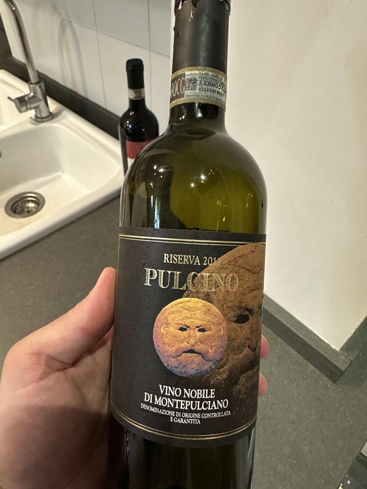 My FIL paid €120 for this. I found it in a back shelf at the villa we are staying at and I thought it was some forgotten old wine that someone left.