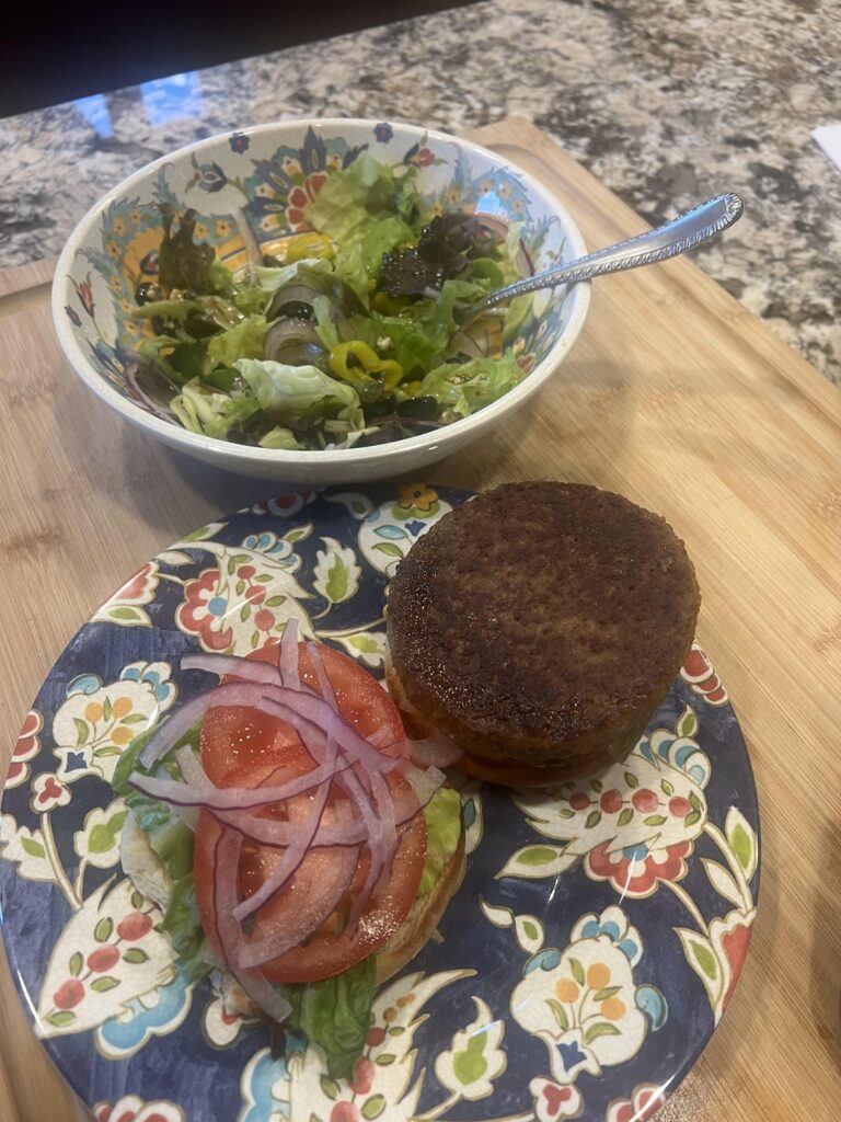 Dinner for just over 300 calories.