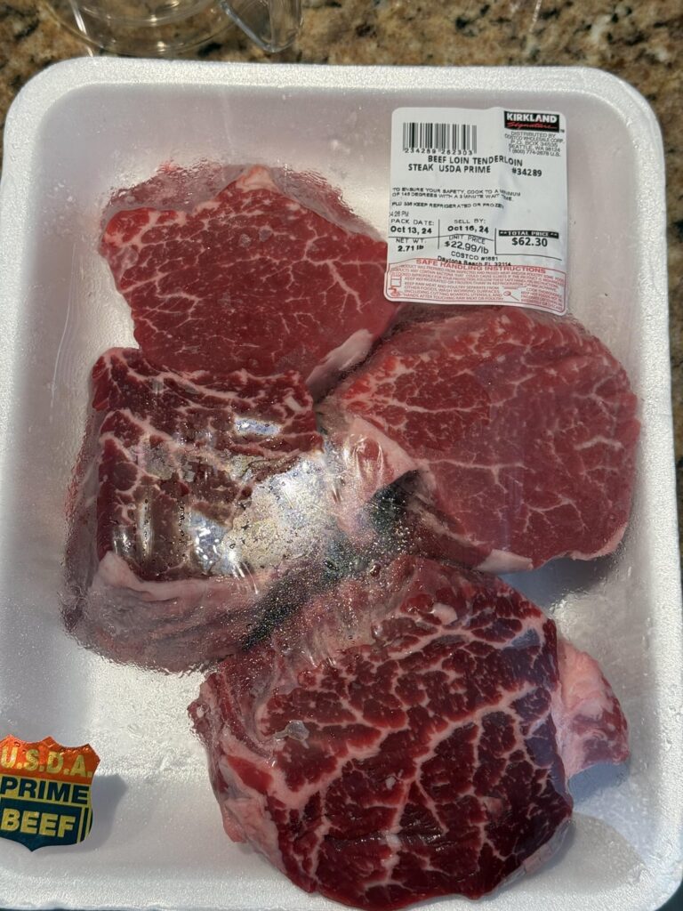 Costco prime filets