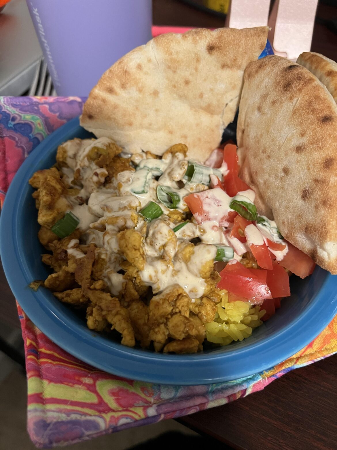 Streetcart style turkey bowls.