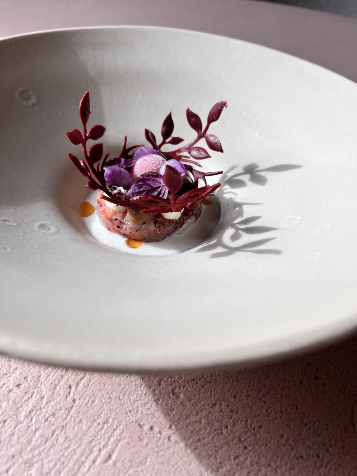 Gambero rosso, radish, sakura