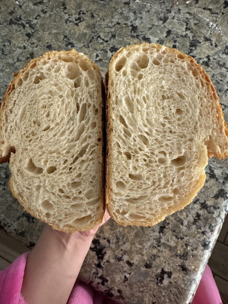 My first sourdough bread!