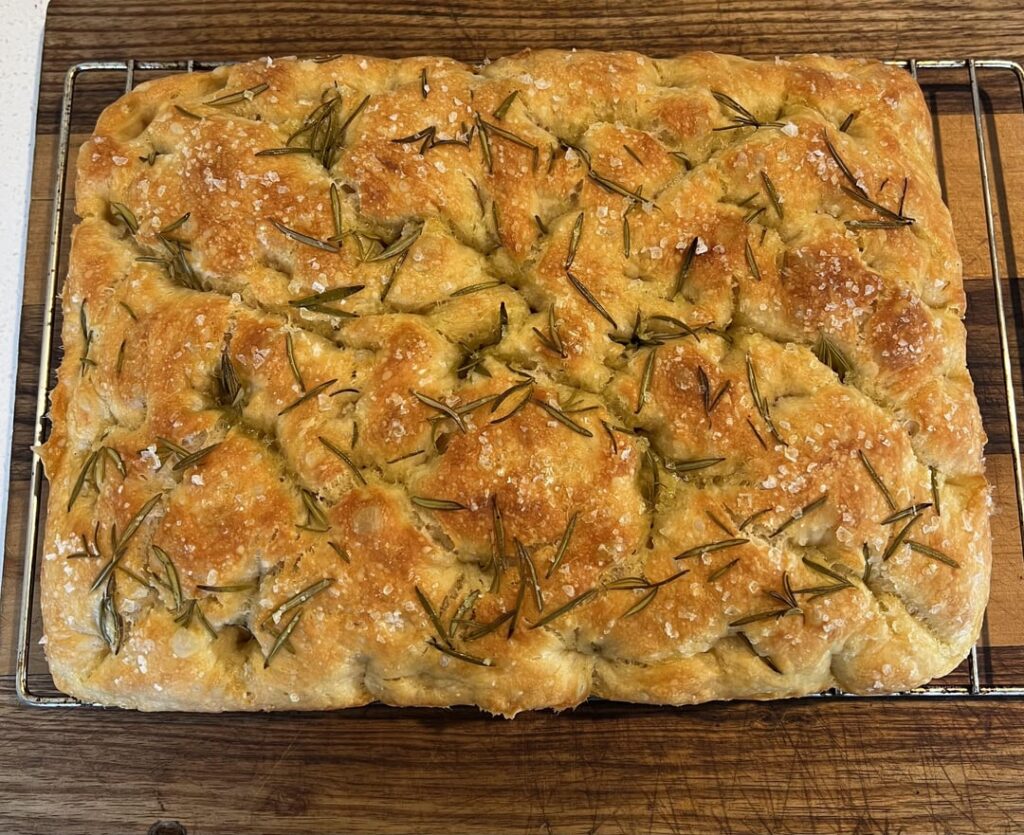 First ever focaccia