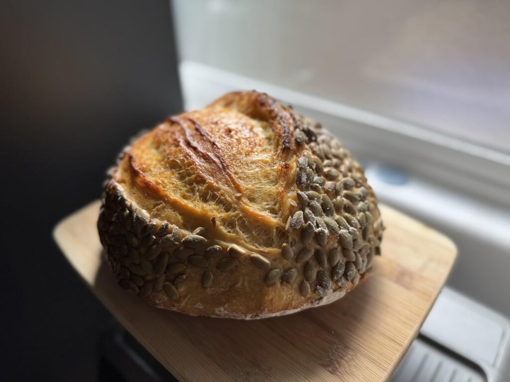 It’s a 100° outside, so I made a pumpkin loaf because ‘tis the season?