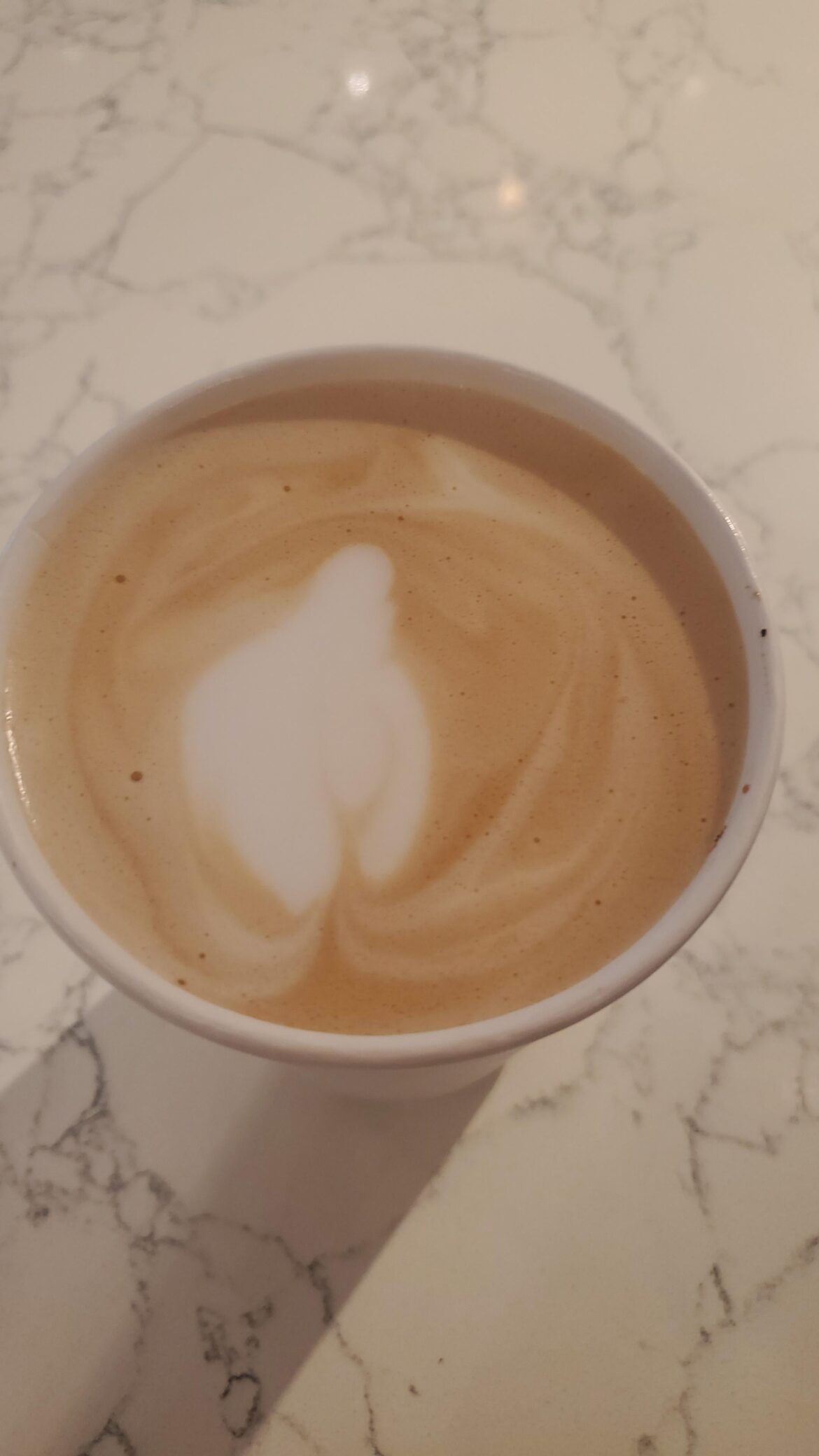 Gorilla latte art