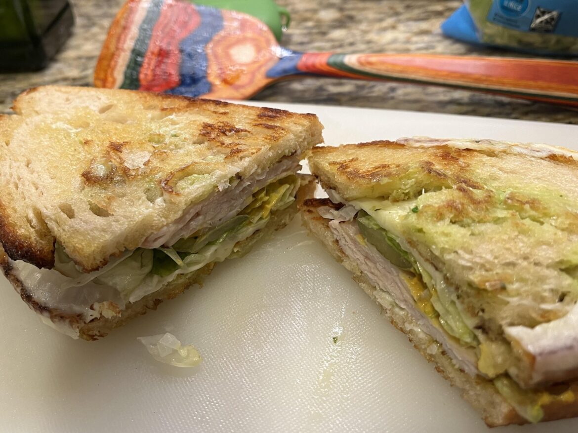 Turkey melt on sourdough