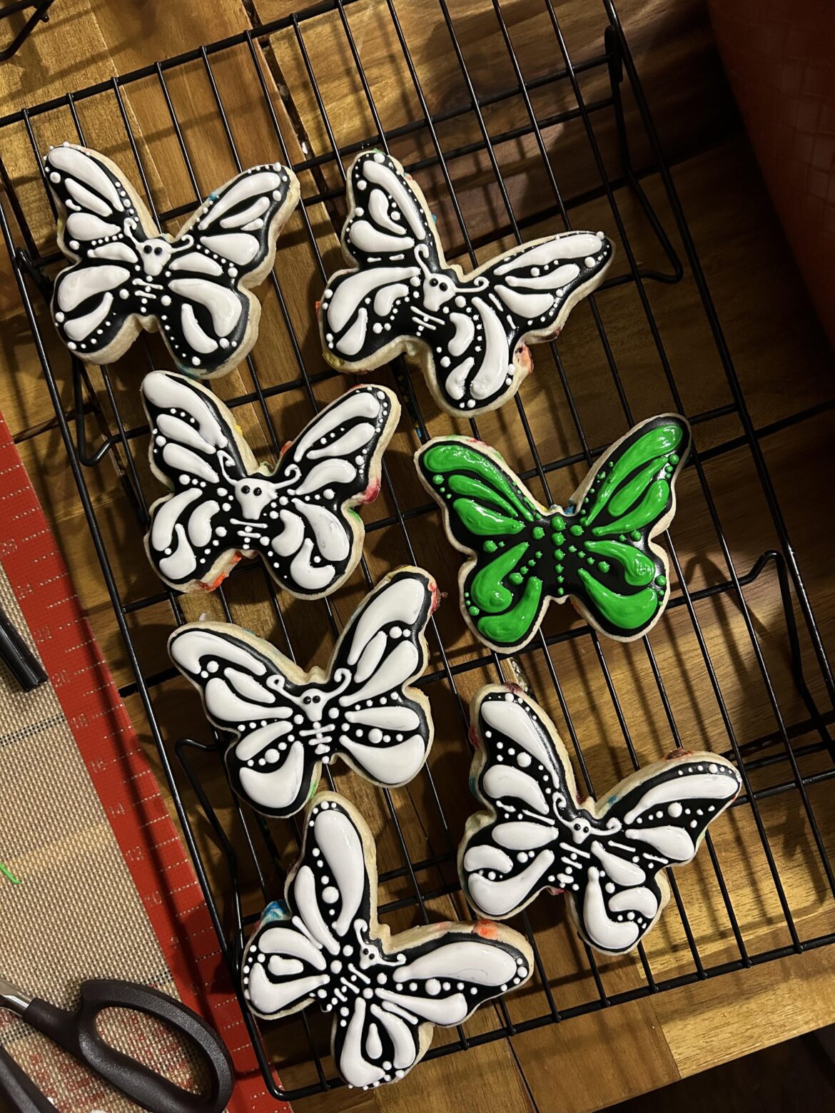 Skeleton butterflies