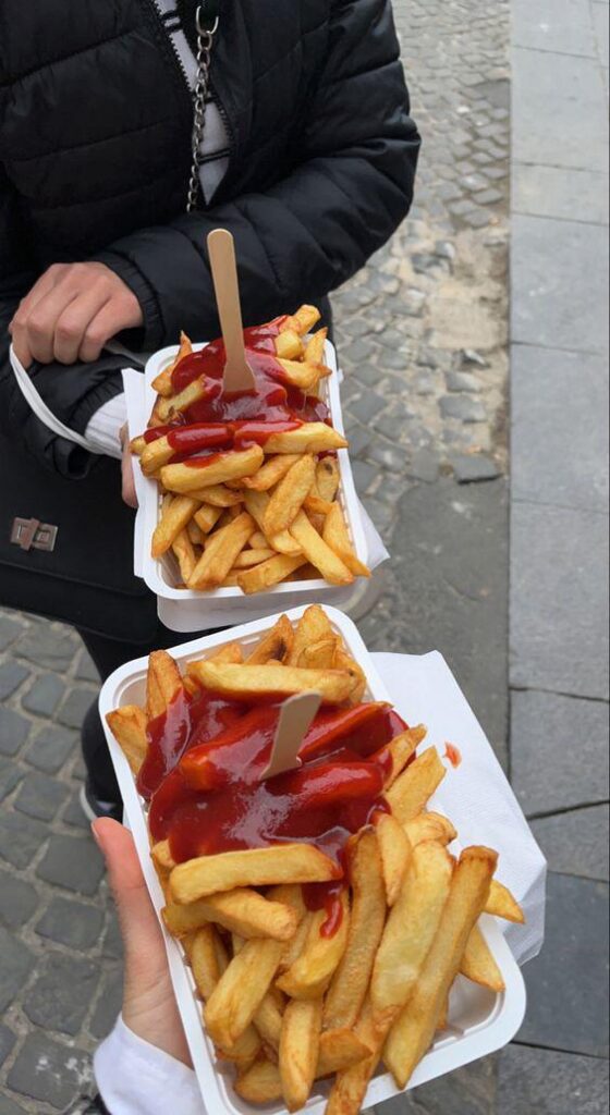 fries in belgium 🍟
