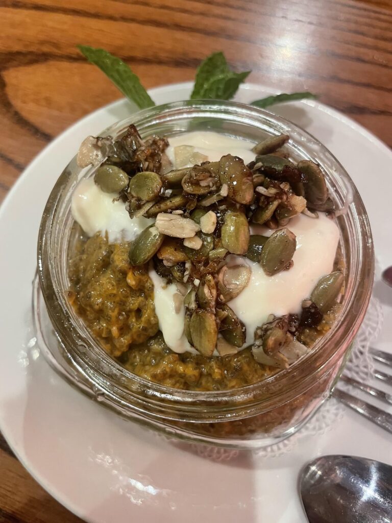 calorie count in chia seed pudding