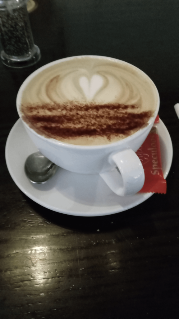 My cappuccino today from the Forty Four in Dublin