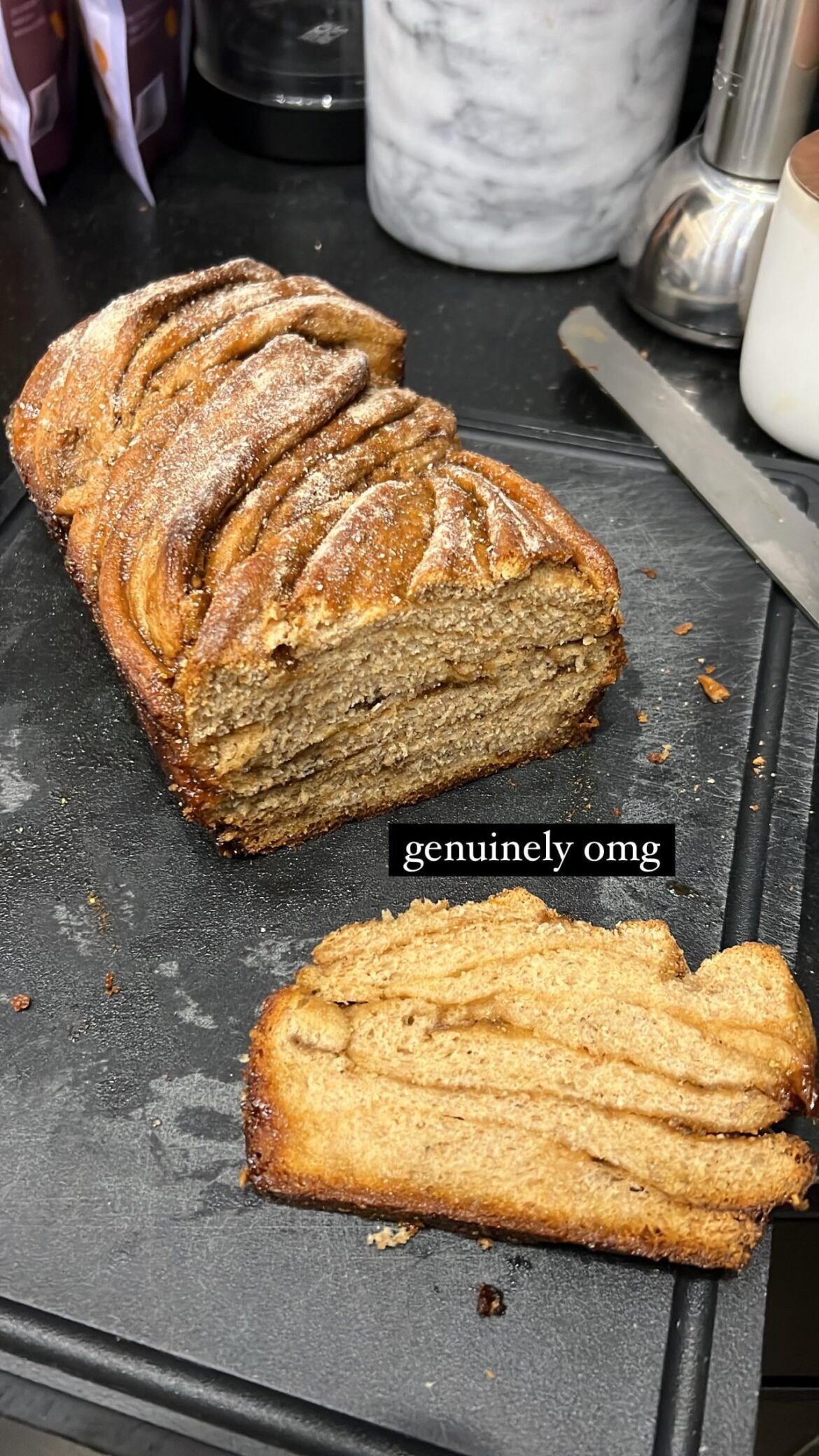 I wish photos could convey how incredible this orange cardamom babka tastes - the best bread I’ve ever made