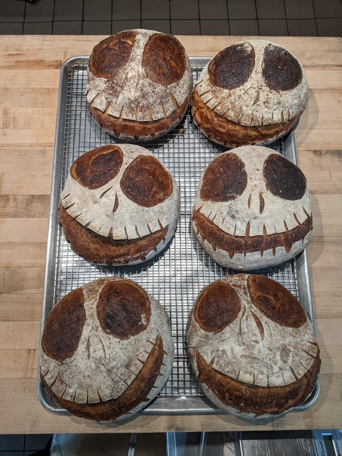 Jack Skellington(s) taking over the bakery