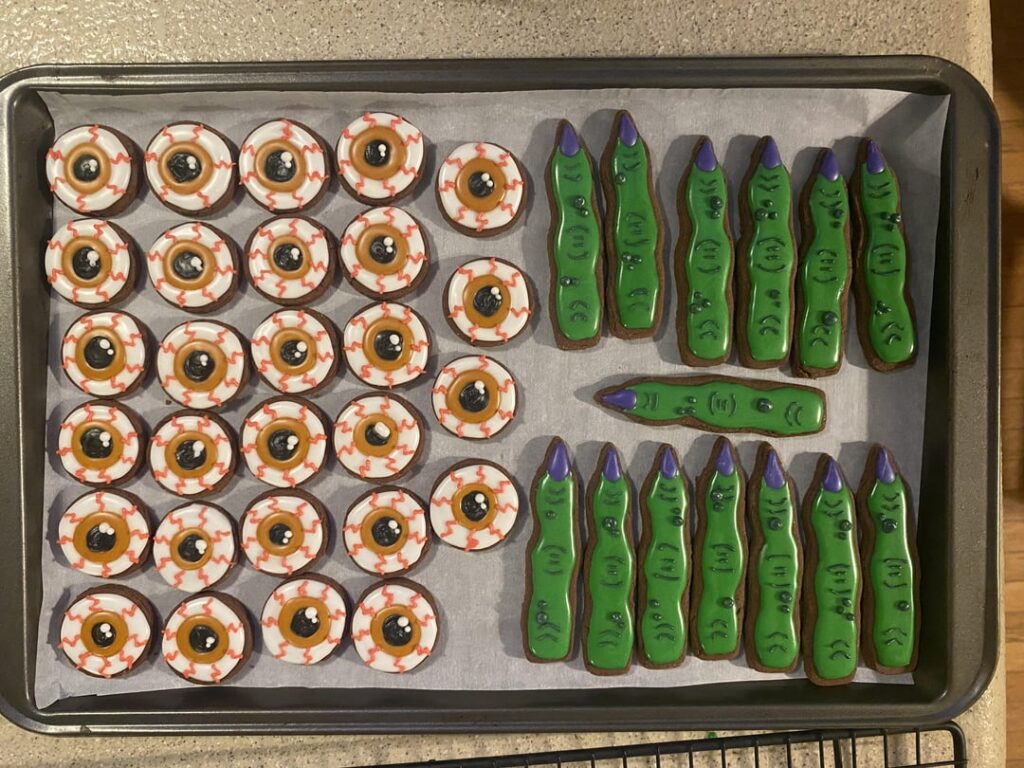Made some cookies for my coworkers for Halloween!
