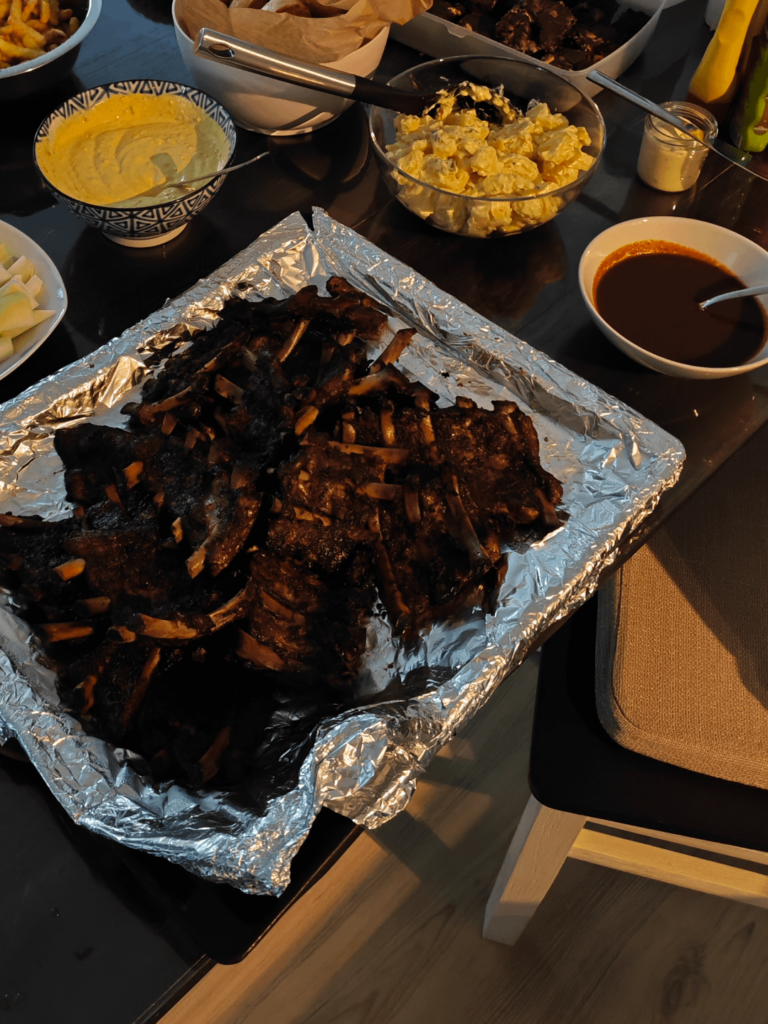 Pork ribs, sous-vide, 24 h