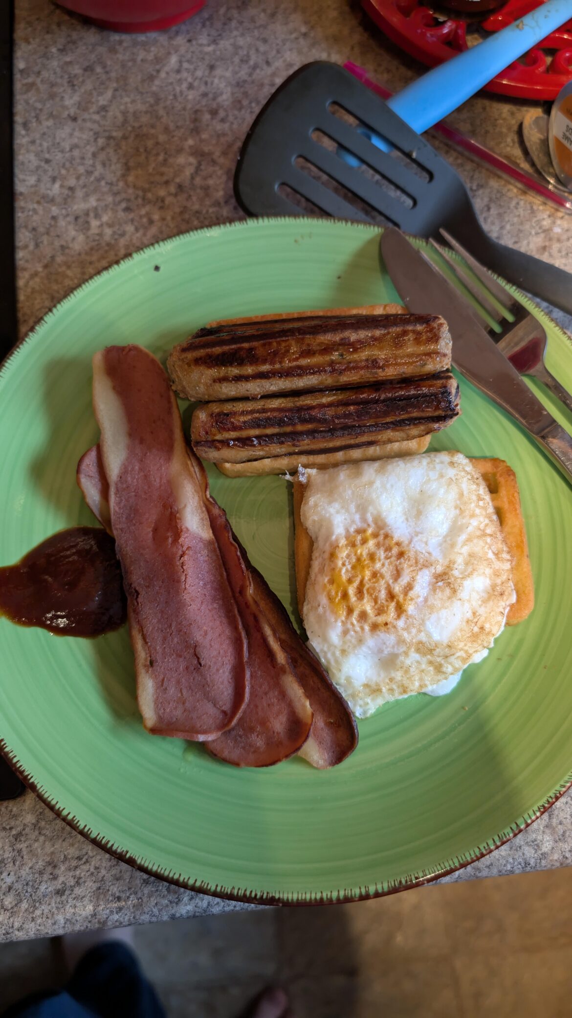 Simple yet effective - veggie fry up.