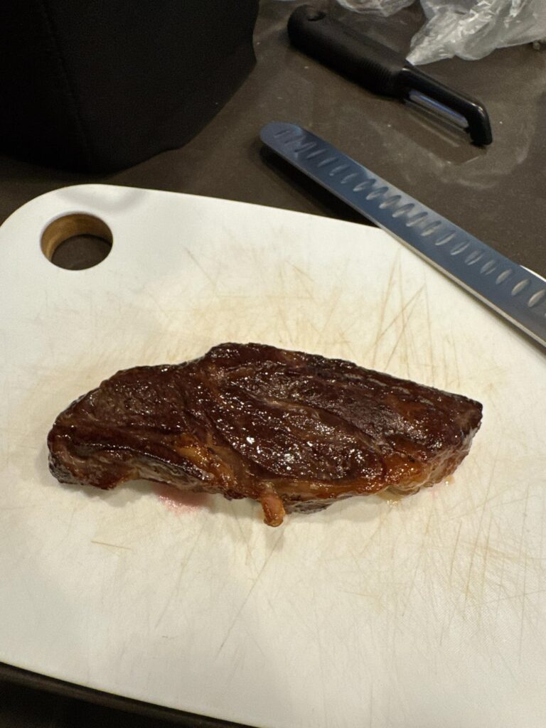 Woke up early to prep for breakfast in bed - 132° for 3 hours