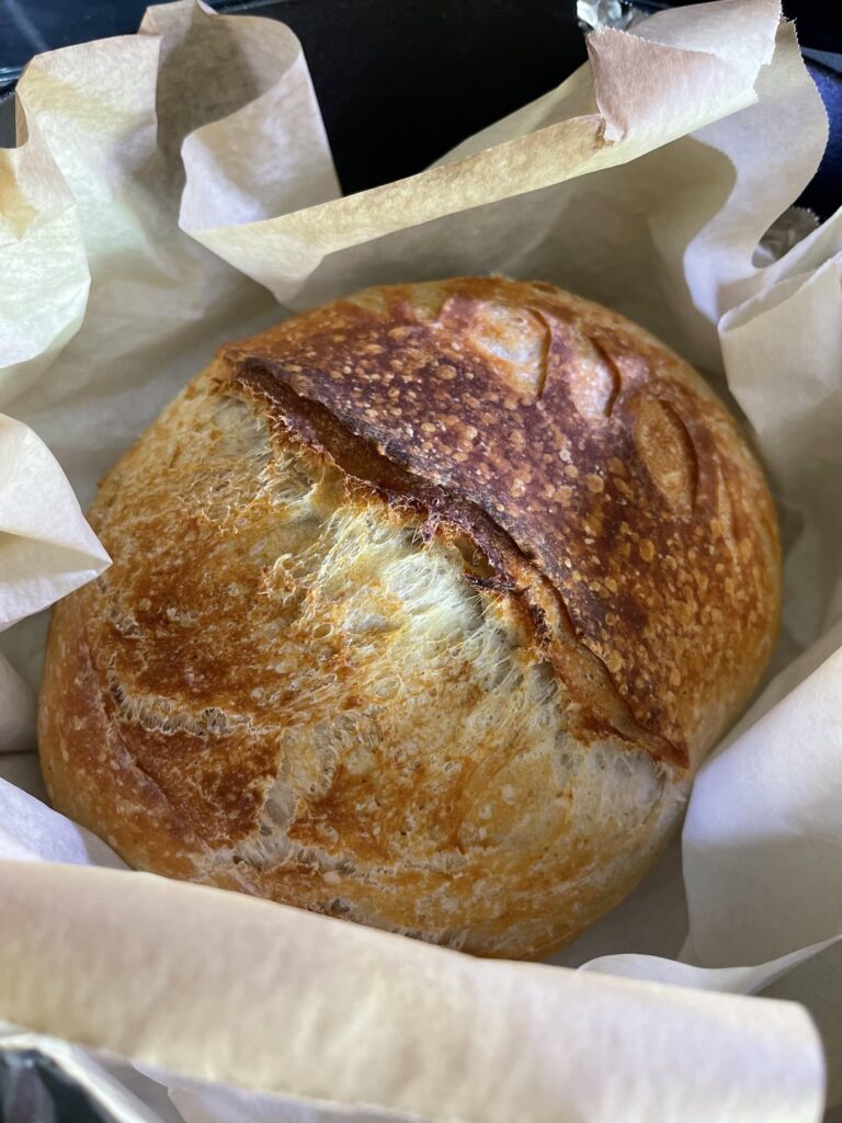 Did it! My first sourdough loaf!