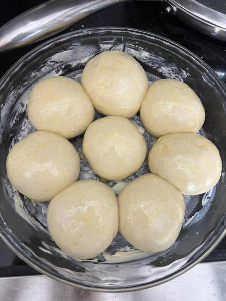 First time making milk bread buns!