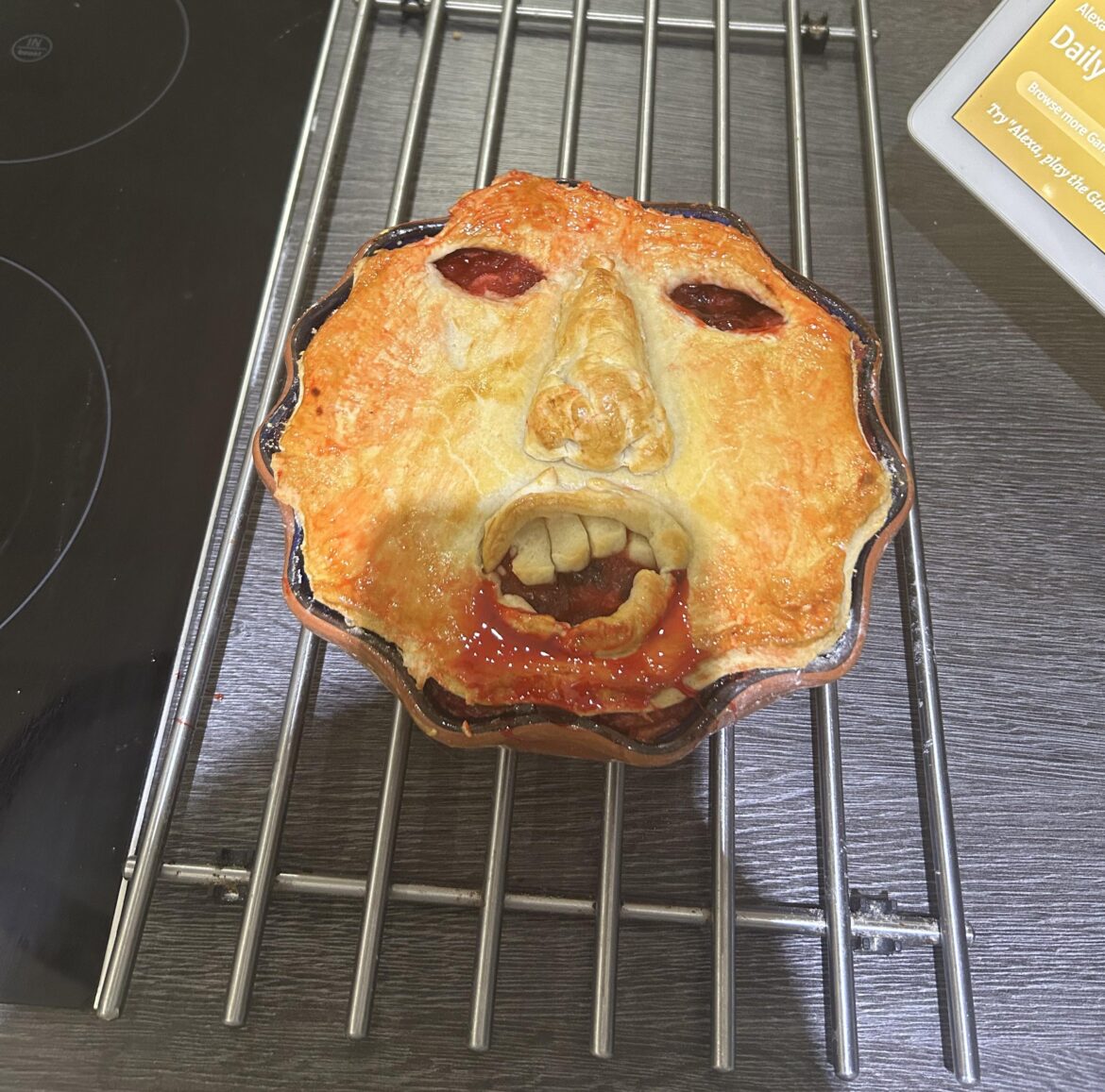 Apple and cranberry pie (I think my boyfriends getting concerned)