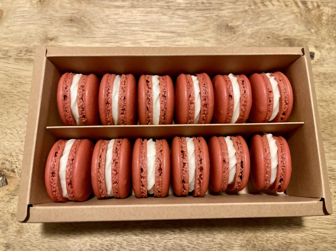 Red Velvet Macarons