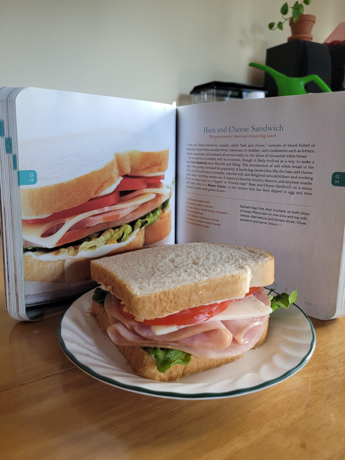 Ham and Cheese Sandwich