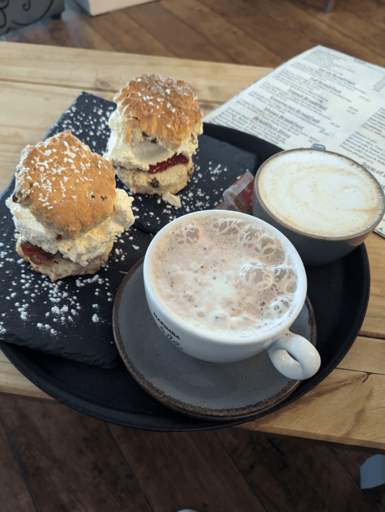 Scones on a slate