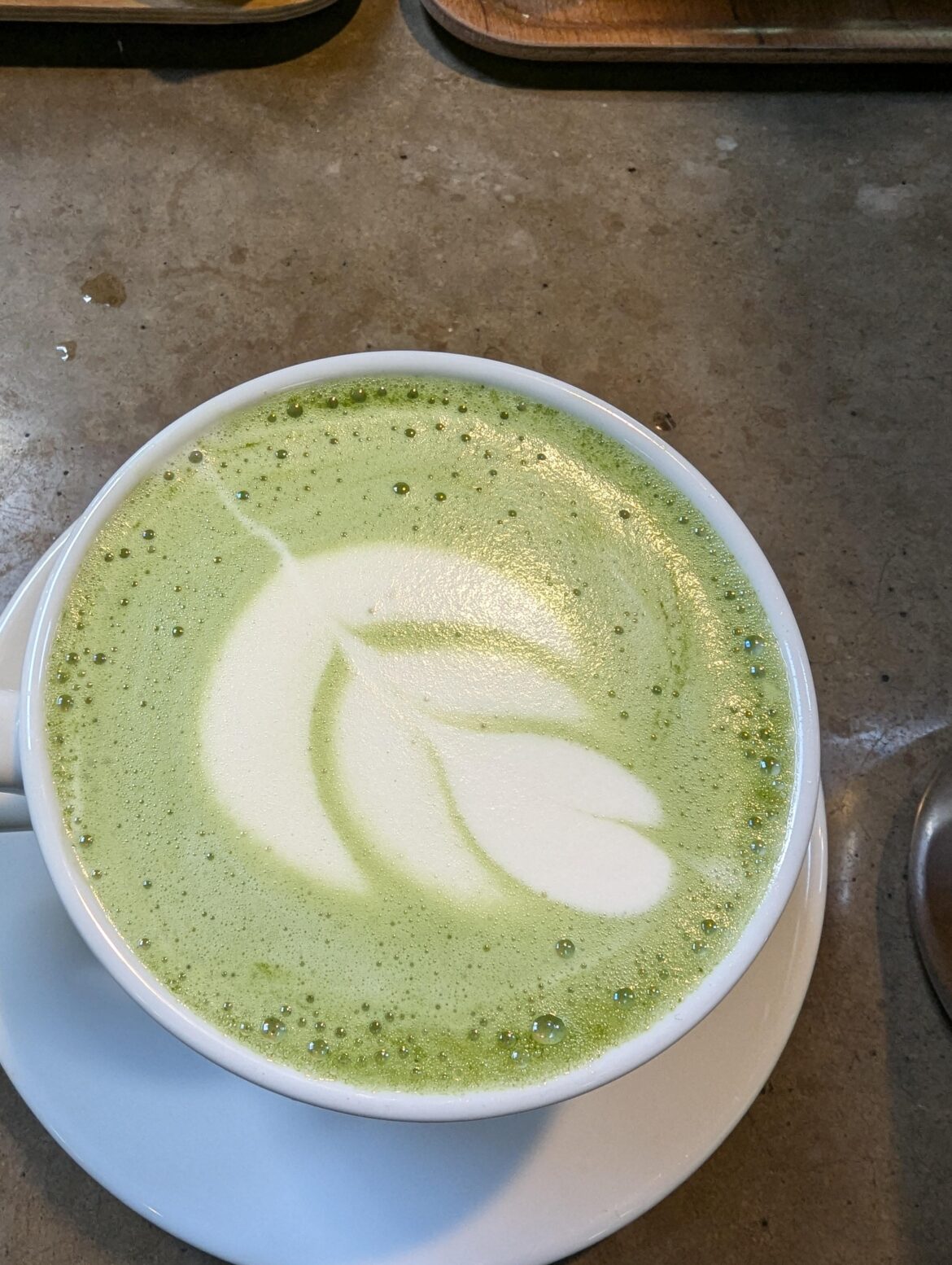 I always struggle sm with matcha latte art 😖