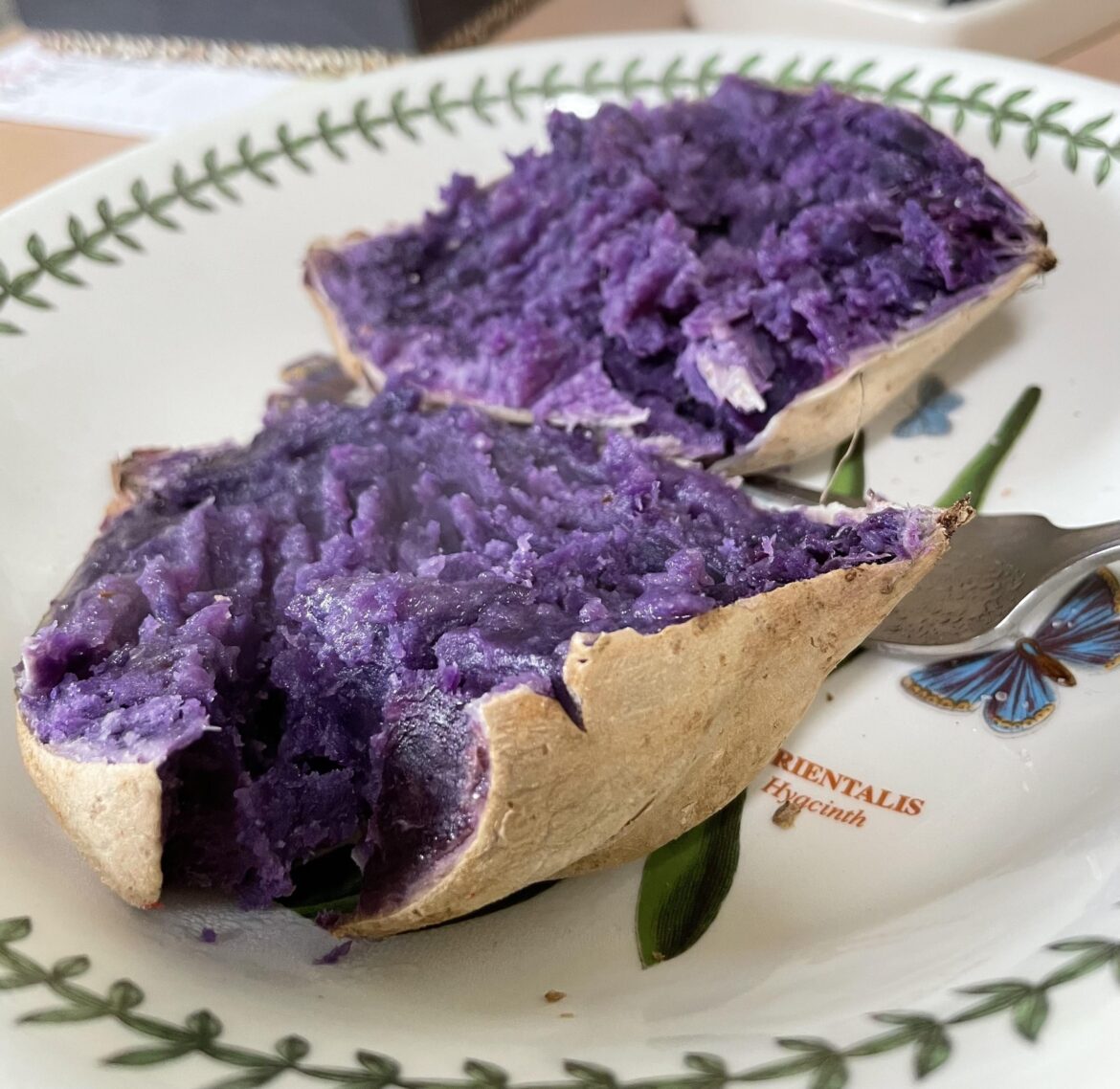 Purple Sweet Potato. Richer, less sweet, and more flavorful than regular ones.
