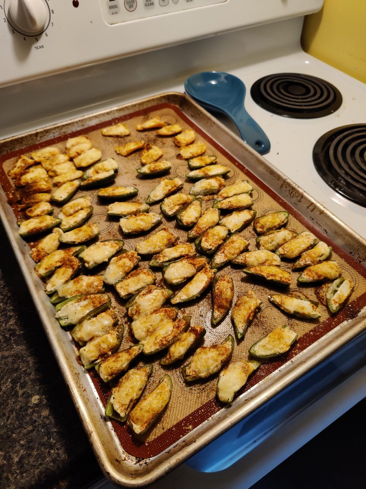 Jalapeno and Datil poppers tonight.