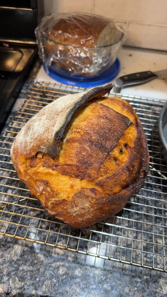 My best sourdough loaf yet as