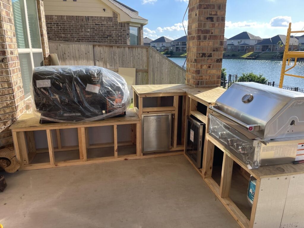 Back Porch Kitchen Build