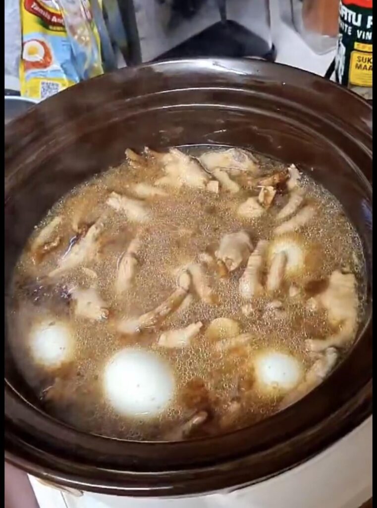 Slow Cooked Chicken Adobo.