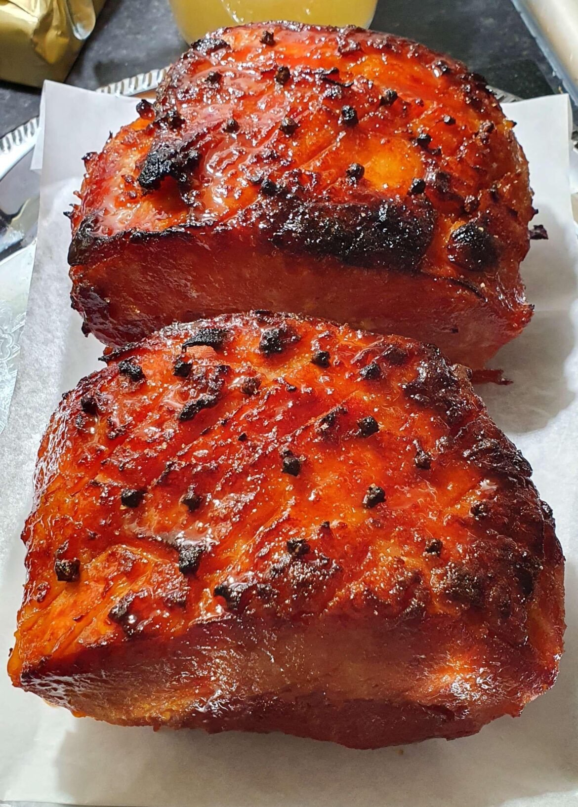A trial run of the old Christmas Glazed Gammon Joints..