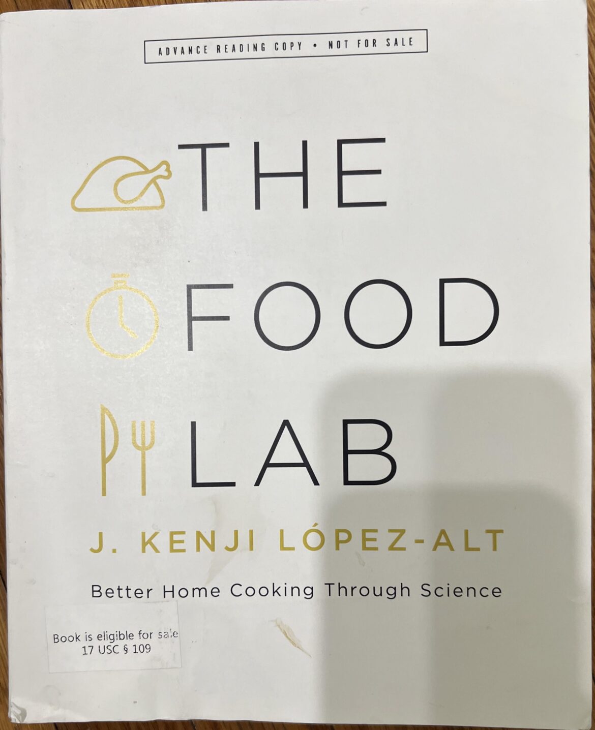 Advanced reading copy