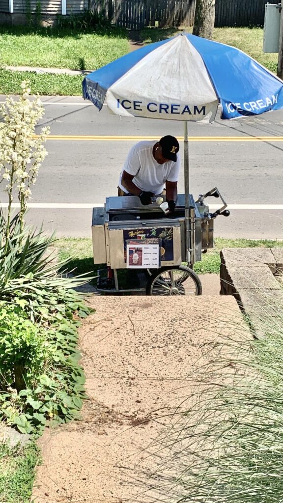 A sweet street treat