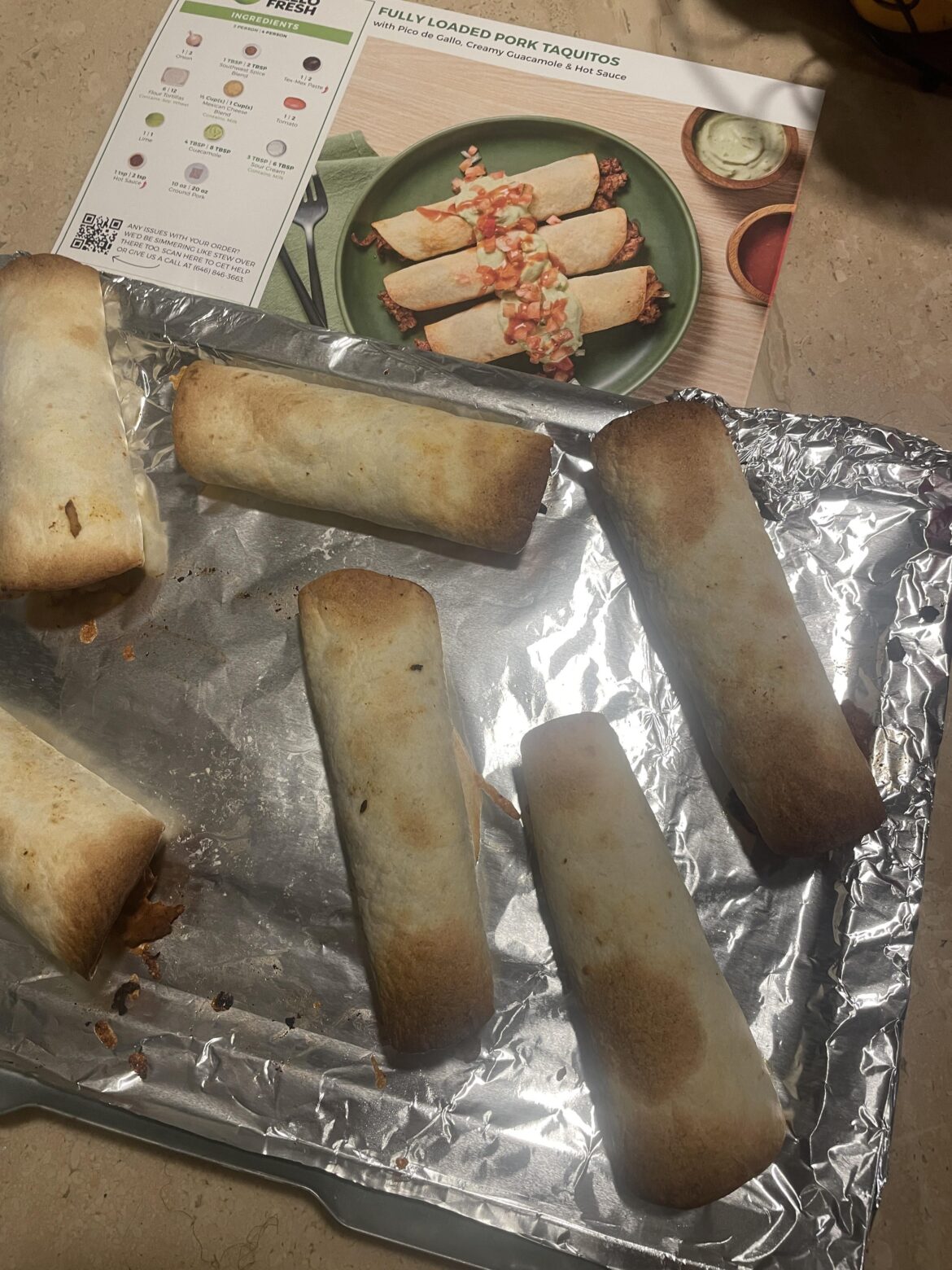 Fully Loaded Pork Taquitos